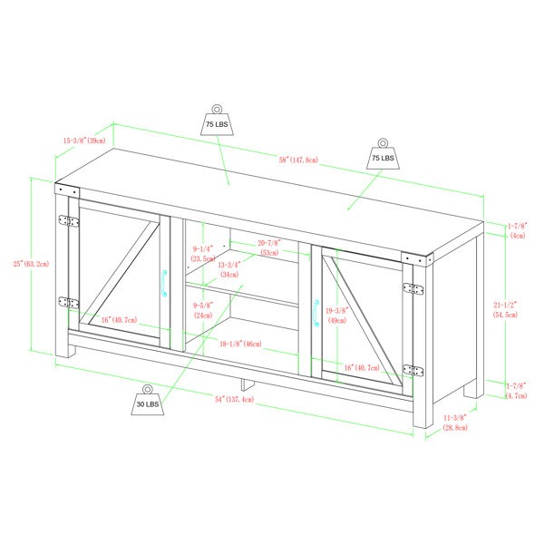 Trent Austin Design® Adalberto TV Stand for TVs up to 65" & Reviews